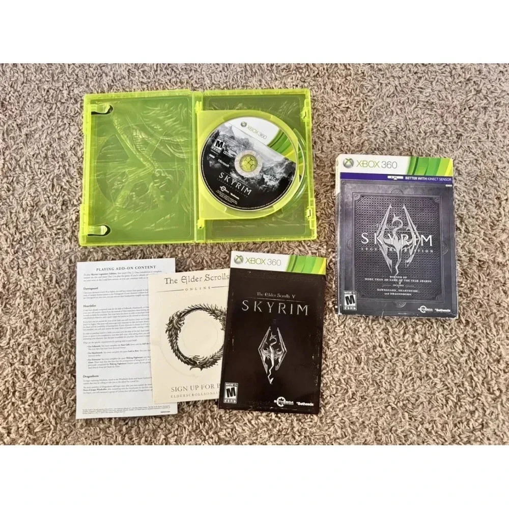 The Elder Scrolls V: Skyrim -- Legendary Edition (Microsoft Xbox 360, 2013)